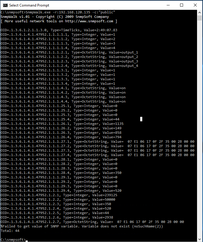 how to use snmpwalk to get top level oid