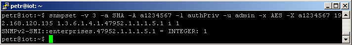snmpset with OID in Linux, SNMP v3 snmpset with OID in Linux, SNMP v3
