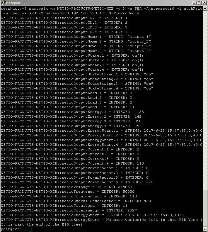 snmpwalk v Linux SNMP v3 snmpwalk v Linux SNMP v3