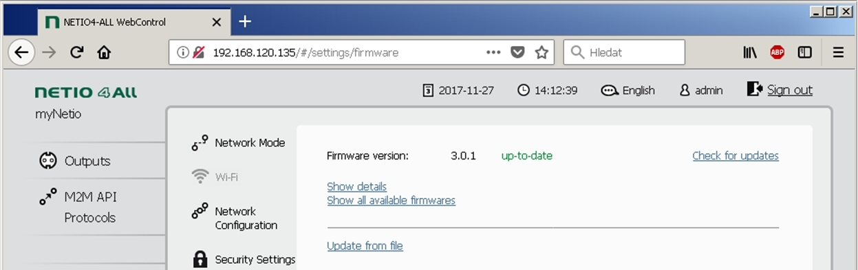Connection to internet is alright, when up to date is shown