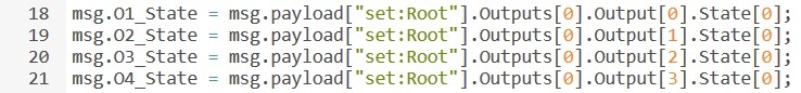 Assigning output state values