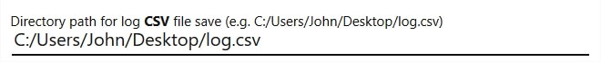 Csv log file path in NETIO Power Analyzer node-RED dashboard