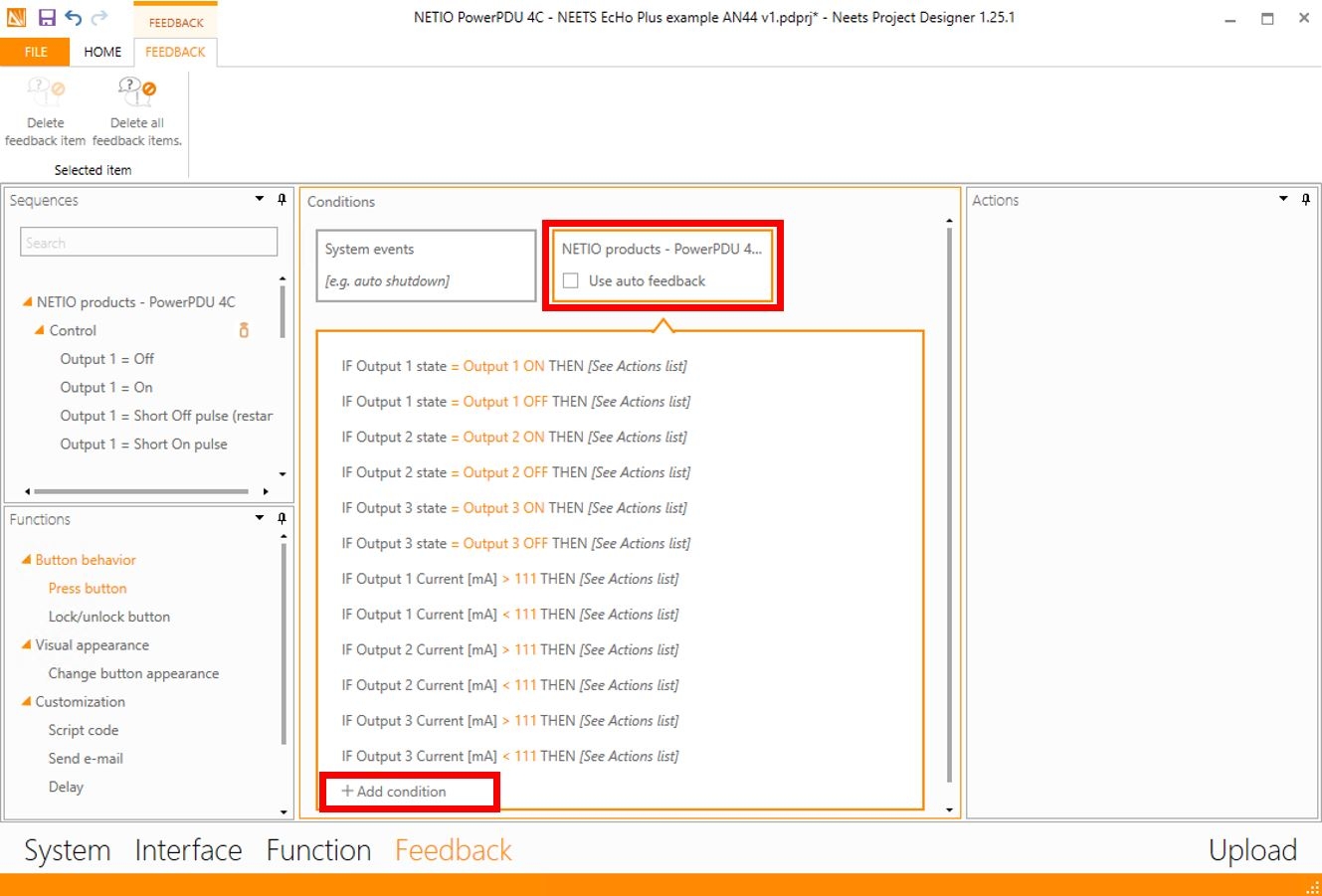 Neets Project Designer – Feedback