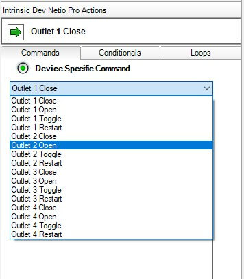 NETIO device – Control4 Composer Programming / Custom commands