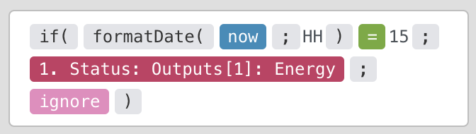 Data store block code functionality