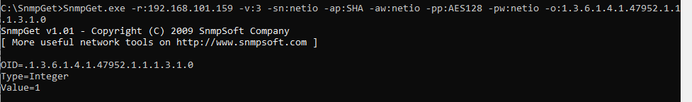 SnmpGet ve Windows, SNMP v3