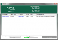 NETIO Discover is screening network to find any networked NETIO device
