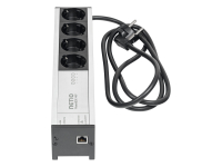 LAN IP controlled smart power strip with meterinf 230V schuko
