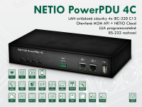 NETIO PowerPDU 4C je chytré PDU se čtyřmi IEC-320 C13 elektrickými zásuvkami