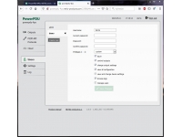 User settings for NETIO PowerPDU 4PS