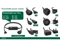 PowerCable socket variants