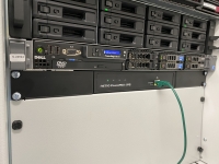 NETIO PowerPDU 4PS intalled in rack cabinet thanks to RM1 rack mount kit