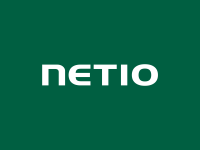 NETIO products company logo. Producer of networked power strips