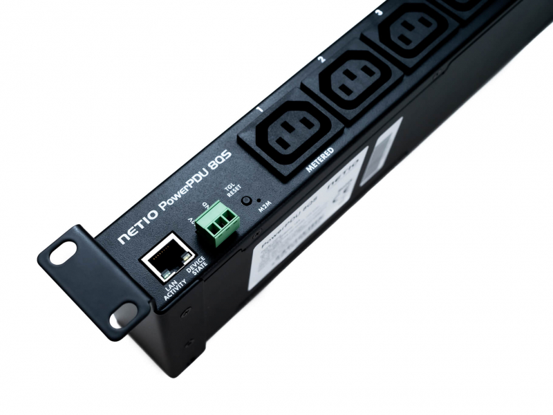 NETIO PowerPDU 8QS LAN ethernet PDU for remote control, Open API, web interface, cloud and mobile app for controlling