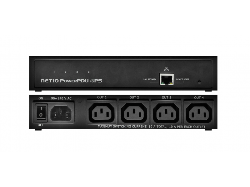 NETIO PowerPDU 4PS smart switched PDU 230V IEC320 C13 power outputs