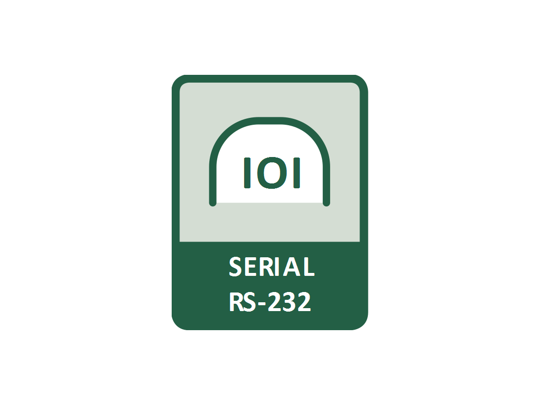 NETIO 4C provides a 3-wire serial port at its green terminal block.