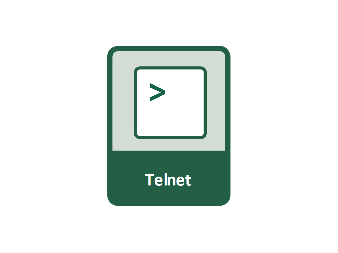 Telnet is on top of a direct TCP/IP connection