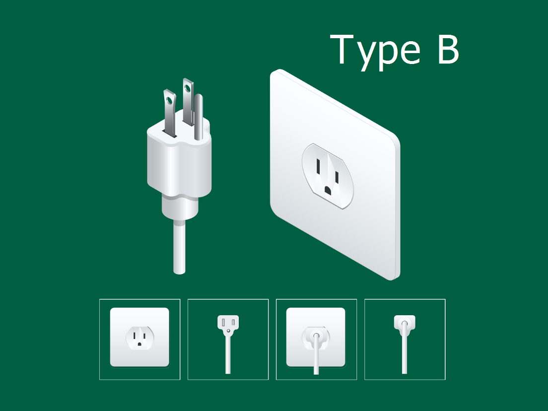 Japan electrical plug type B