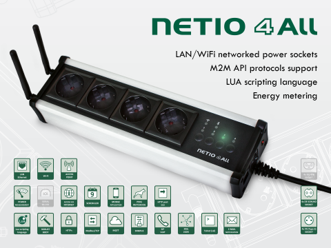 Smart power socket NETIO 4All